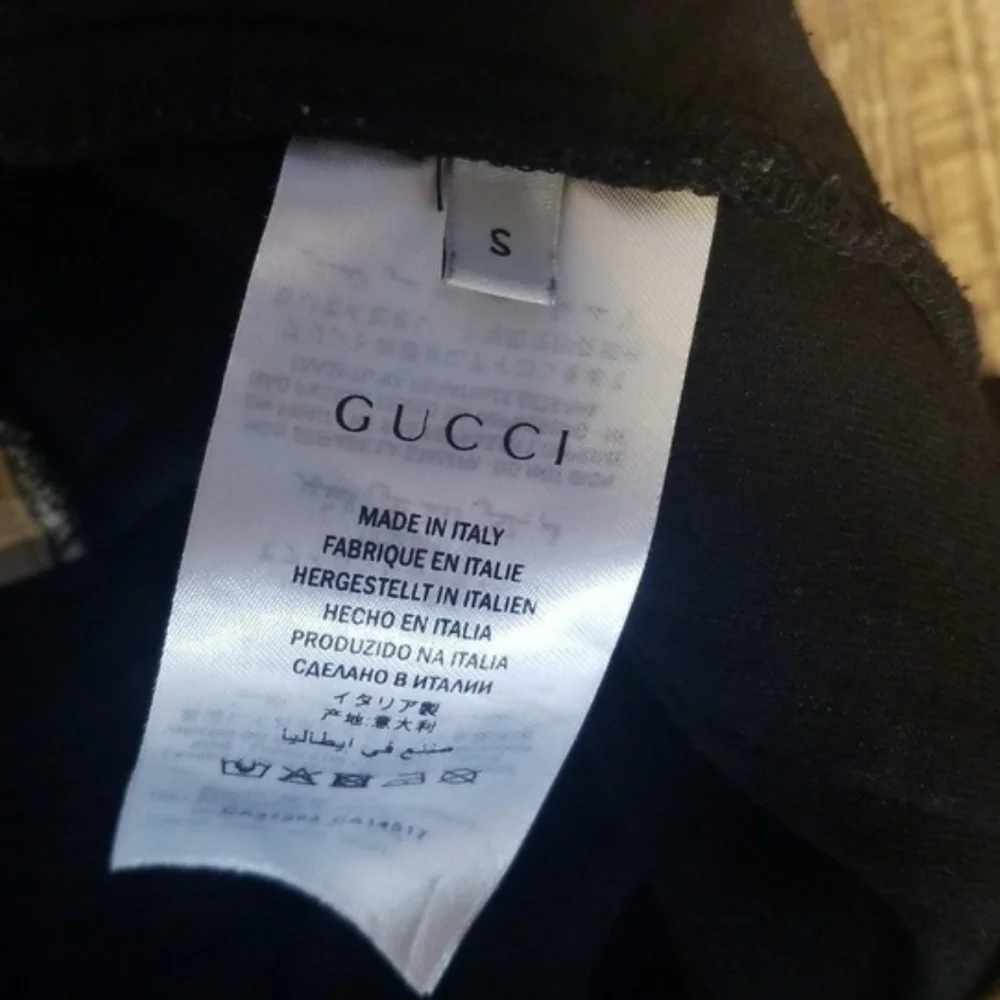 Gucci GG Small Monogram Legs Black Tan Reflective Trim Track Suit Jogger Bottoms - Picture 8 of 12